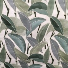 Load image into Gallery viewer, Green Tropical Leaves Printed PVC