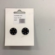 Load image into Gallery viewer, 19mm Black Snap Fasteners