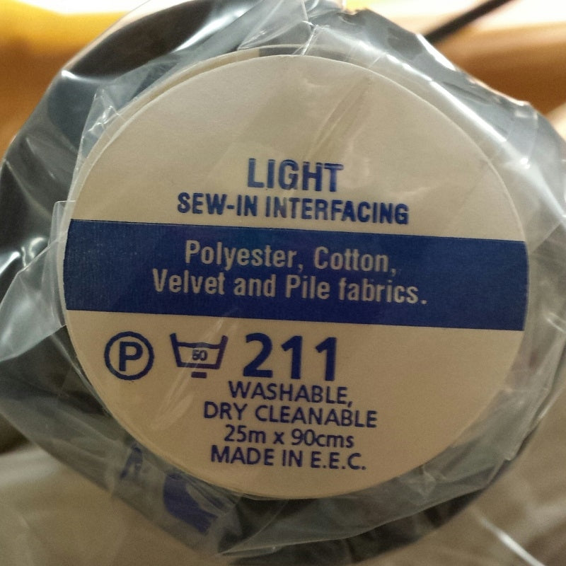 Charcoal Sewin Interfacing Light V211
