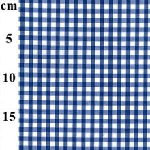 Load image into Gallery viewer, Royal 1/4&quot; Checks Gingham