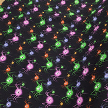 Load image into Gallery viewer, Spooky Spiders Cotton Print