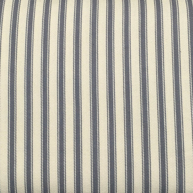Grey Canvas Ticking Stripes