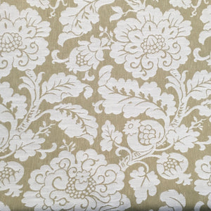floral curtain fabric on a cotton base