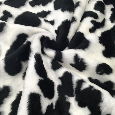 Black Cow Fur Print