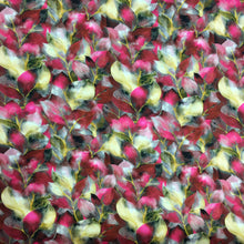Load image into Gallery viewer, Feathery Leaves Pink Print Viscose Satin 🎋