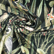 Load image into Gallery viewer, Crane Charcoal Velvet