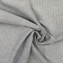 Load image into Gallery viewer, Denim Herringbone Linen/Cotton