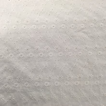 Load image into Gallery viewer, White Flowers Broderie Anglaise