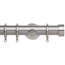 Load image into Gallery viewer, NEO 240cm 35mm stainless steel pole set with rings and end caps