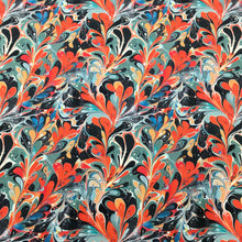 Load image into Gallery viewer, Marble Red Cotton Poplin Print