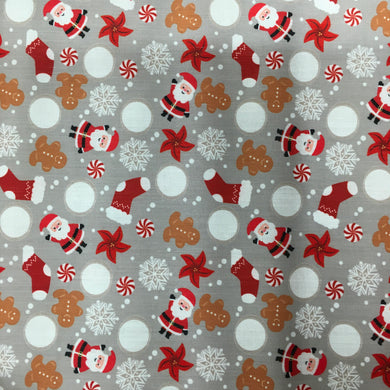 Xmas Gingerbread Polycotton Print🎄