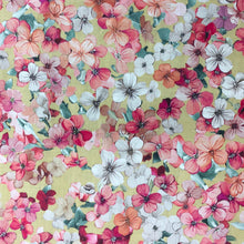 Load image into Gallery viewer, Ochre Floral Printed Cotton Lawn