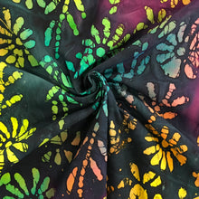 Load image into Gallery viewer, Multi coloured Daisies Batiks