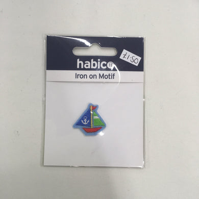 Mini Boat Iron-on Motif