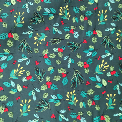 Green Xmas Sprigs Print🎄