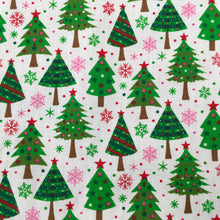 Load image into Gallery viewer, Xmas Tree Polycotton Print🎄