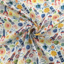 Load image into Gallery viewer, Doodle Space Cotton Print