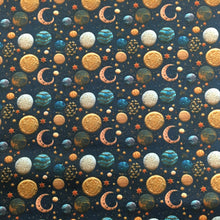 Load image into Gallery viewer, 3D Space Polycotton Print