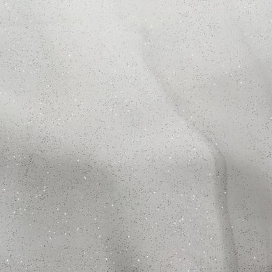 Glitter Tulle White