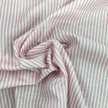 Load image into Gallery viewer, Candy Stripe - Candy Pink Cotton Print