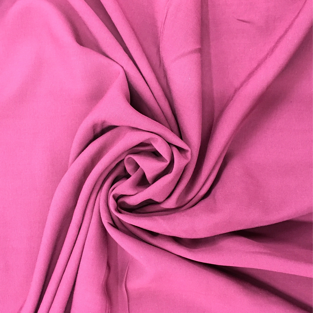 Viscose Poplin Burgundy