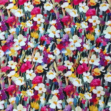 Load image into Gallery viewer, Pink White Multi Floral Viscose Print