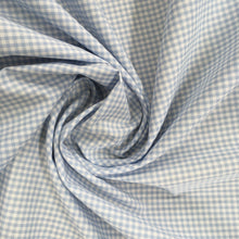 Load image into Gallery viewer, Pale Blue 1/8” 3mm Yarn Dyed Cotton Gingham