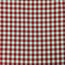 Load image into Gallery viewer, Red 3/8” 9mm Yarn Dyed Cotton Gingham