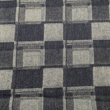 Load image into Gallery viewer, 10.5 OZ Washed Jacquard Denim Squares Print (Dark Blue)