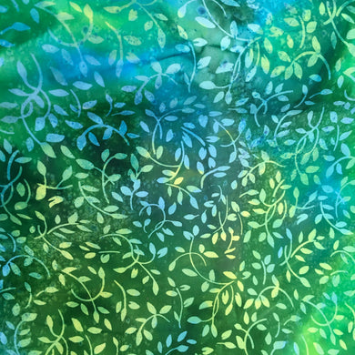 Batiks Green Vine
