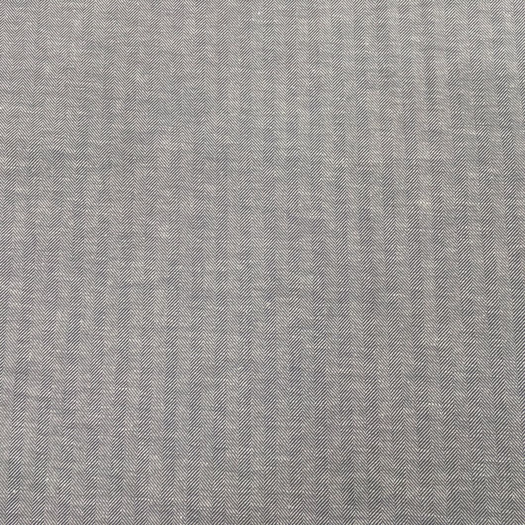 Denim Herringbone Linen/Cotton