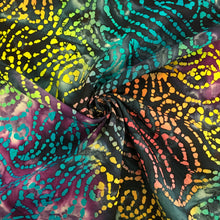 Load image into Gallery viewer, Multi coloured swirls batiks