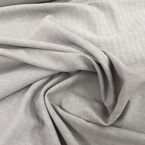 Silver Herringbone Linen/Cotton