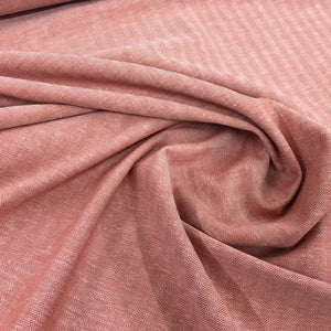 Terracotta Herringbone Linen/Cotton