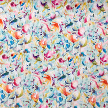 Load image into Gallery viewer, Aqua Floral Viscose Print