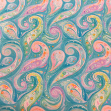 Load image into Gallery viewer, Mermaid Swirl 100% Cotton Poplin