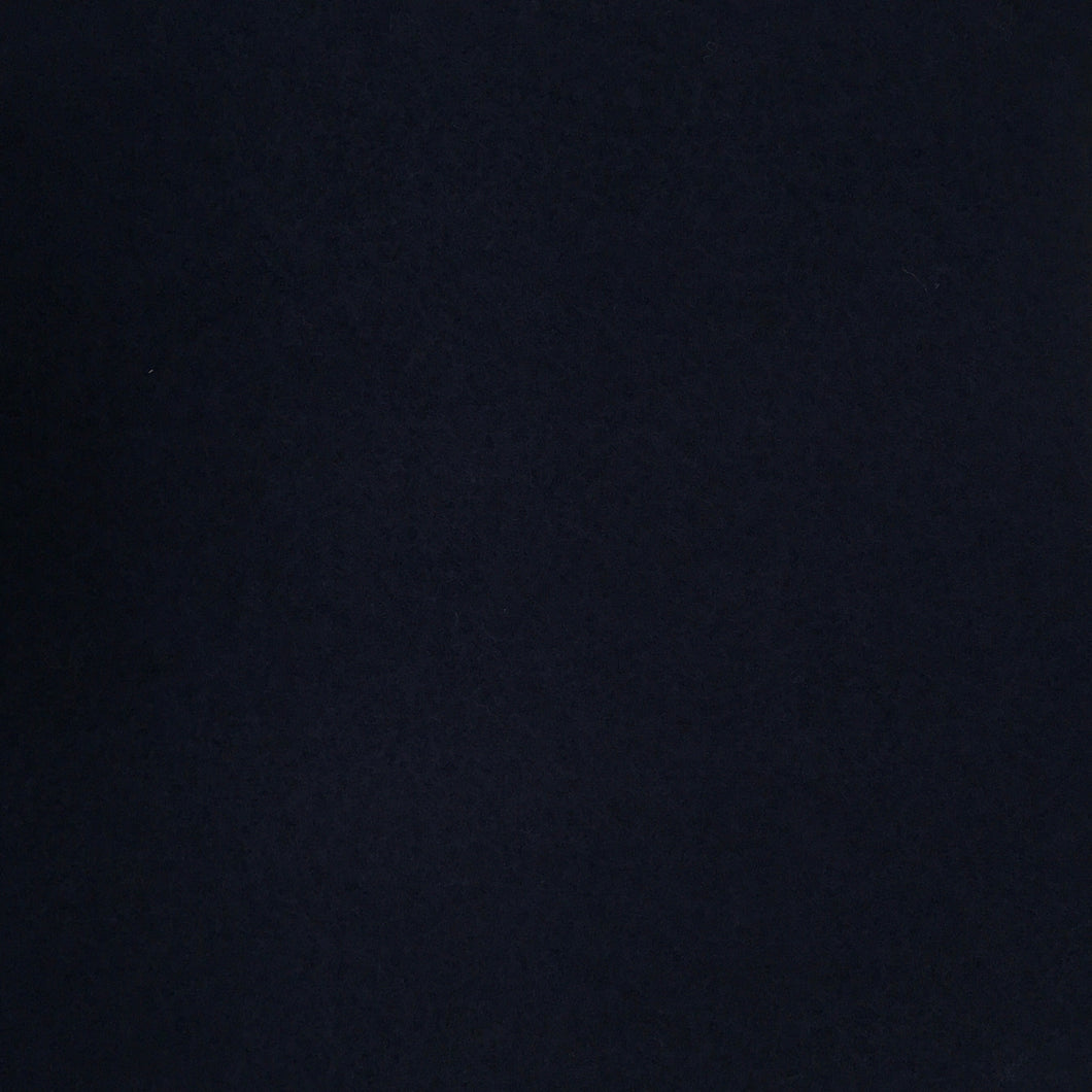 Navy Boiled Wool