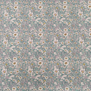 Sky Flowers Cotton Poplin Print