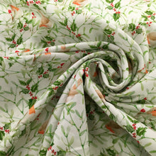 Load image into Gallery viewer, Holly Robin Cotton Print