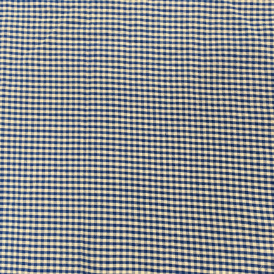 Woven Seersucker check Light Blue