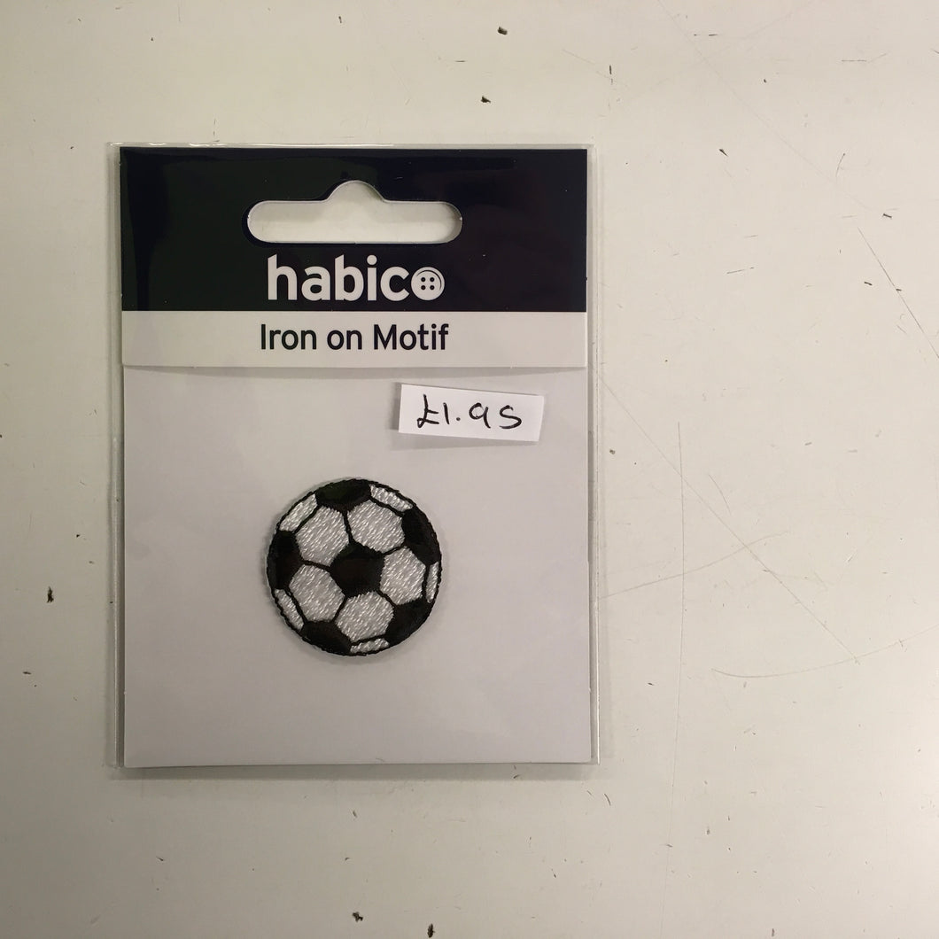 Football Iron On Motif