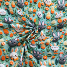 Load image into Gallery viewer, Cotton 3D Print Easter Bunnies