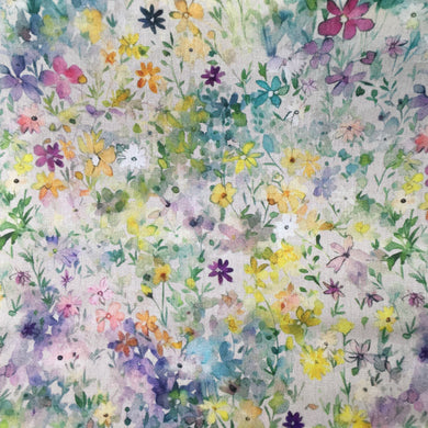 Green Digital Floral Print Cotton Lawn