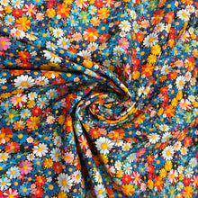 Load image into Gallery viewer, Multi Daisies Cotton Poplin Print