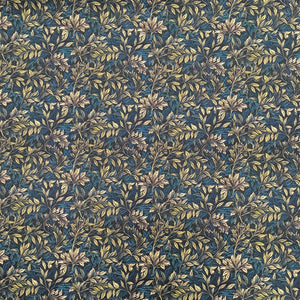 Forrest Green Leaves Print Cotton Poplin
