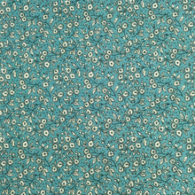 Load image into Gallery viewer, Cotton Teal Floral
