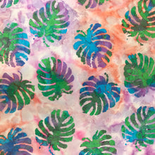Load image into Gallery viewer, Purple palm Batik