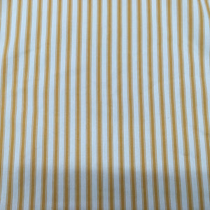 Gold Canvas Ticking Stripes