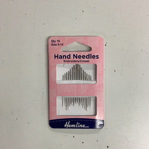 Embroidery/Crewel Hand Needles Size 5-10