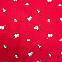 Load image into Gallery viewer, Red Robins Xmas Scandi Cotton Print🎄
